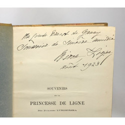 Souvenirs de la princesse de Ligne née princesse Lubomirska -pages...