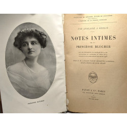 Une anglaise à Berlin - Notes intimes de la princesse Blücher