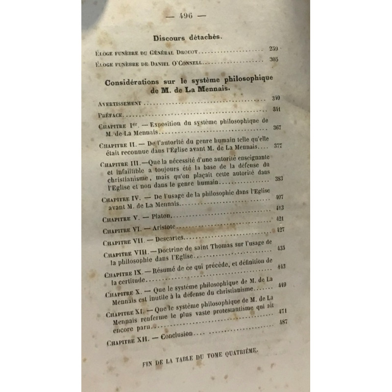 Conférences de Notre Dame de Paris - tome quatrième année 1851 -...