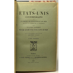 Les Etats-Unis contemporains ou les moeurs les institutions et les...