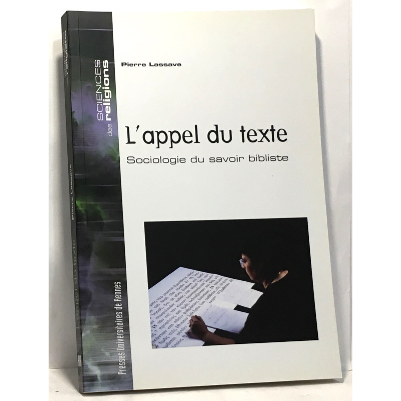L'appel du texte