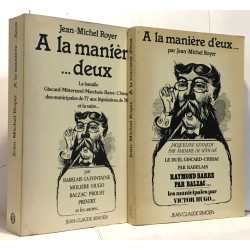 A la manière d'eux... + A la manière ...deux ---- 2 livres