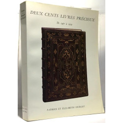 Deux cents livres précieux de 1467 à 1959