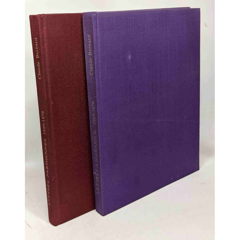 Lettres parisiennes + Lettres à Madame R. 1869-1878 ---- 2 volumes