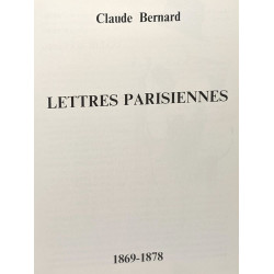 Lettres parisiennes + Lettres à Madame R. 1869-1878 ---- 2 volumes
