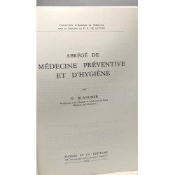 Abrégé de médecine préventive et d'hygiène