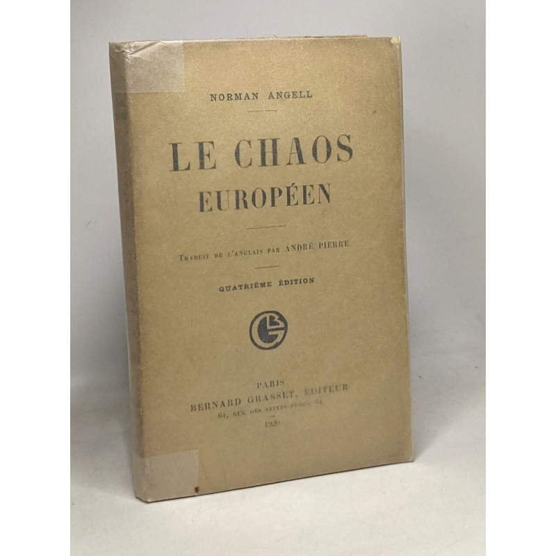 Le Chaos européen - 4e éd