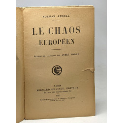 Le Chaos européen - 4e éd
