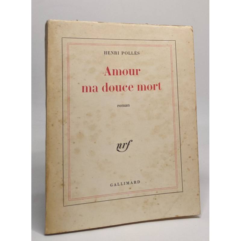Amour ma douce mort