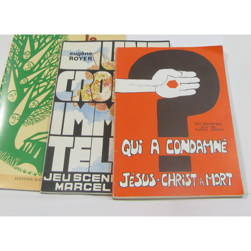 (Lot de 3 livres) Le dit de la Roche aux Fées - une croix...