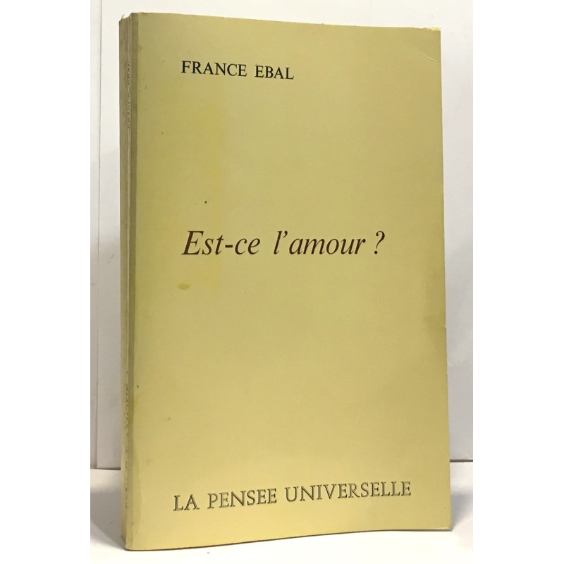Est ce l'amour