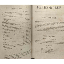Mignon opéra comique en trois actes - 3e édition + Barbe-Bleue...