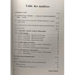 Bibliographie sélective de linguistique romane et française