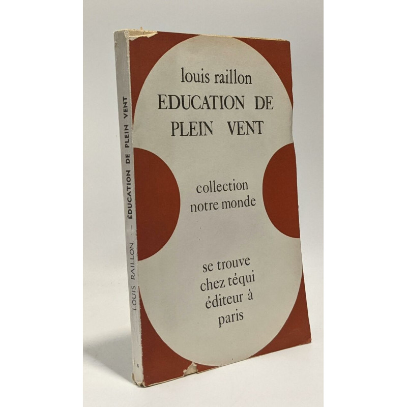 Éducation de plein vent - collection notre monde