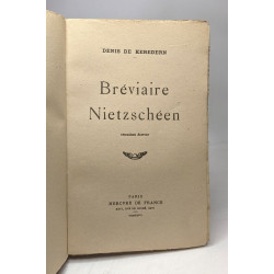 Bréviaire Nietzchéen - 2e éd