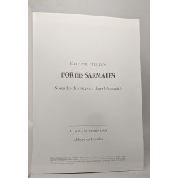 Entre asie et europe l'or des sarmates - 17 juin-29 octobre 1995