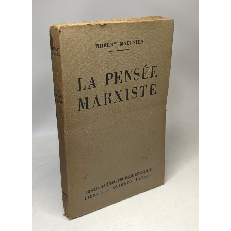 La pensée marxiste