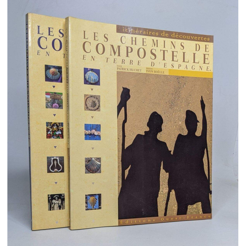 Lot de deux ouvrages Les Chemins de Compostelle : en Terre de...