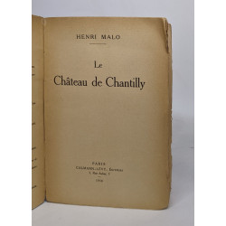 Le chateau de chantilly