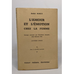 L'amour et l'émotion chez la femme