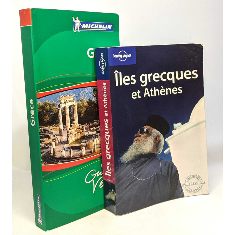 Iles grecques et Athènes + Grèce: le guide vert Michelin -- 2 livres