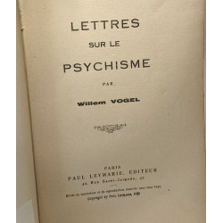 Lettres sur le psychisme
