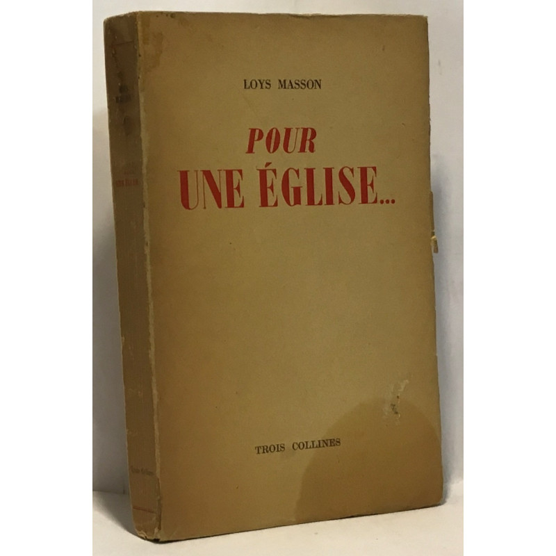 Pour une église
