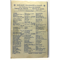 Feu follet - un succès de Michel Roger - paroles de Henri Kubnick...