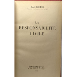 La responsabilité civile 1952
