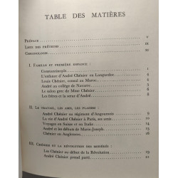 André Chénier 1762-1794 / bibliothèque nationale