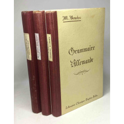 Grammaire allemande (1941 9e éd.) + Wer Will der kann I....