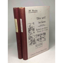 Grammaire allemande (1941 9e éd.) + Wer Will der kann I....