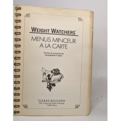 Menus minceur a la carte
