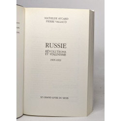 Russie/ revolutions et stalinisme 1905-1953