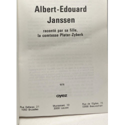 Albert-Edouard Janssen raconté par ses amis + Albert-Edouard...