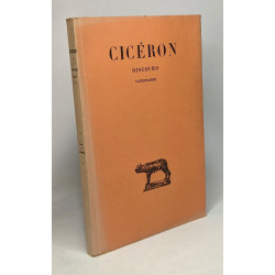Cicéron - Discours - TOME X - Catilinaires --- coll. des...