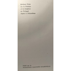 Quelques notes sur la peinture et la sculpture au Portugal depuis...
