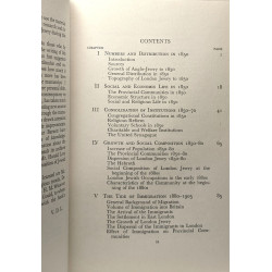 Social History of the Jews in England 1850 - 1950
