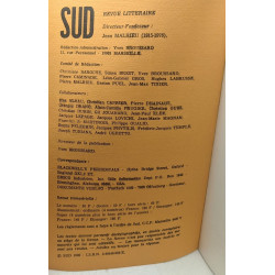 SUD - revue littéraire hors série 10e année 1980 - Michel Tournier...