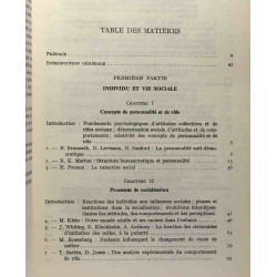 Psychologie sociale - textes fondamentaux anglais et américains -...
