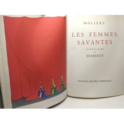 Les femmes savantes - illustrations de Dubout