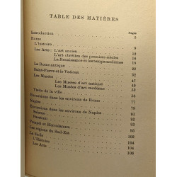 Guide d'Art illustré de l'Italie - TOME TROIS - Rome Naples et la...