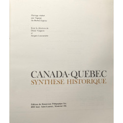 Canada québec synthése historique