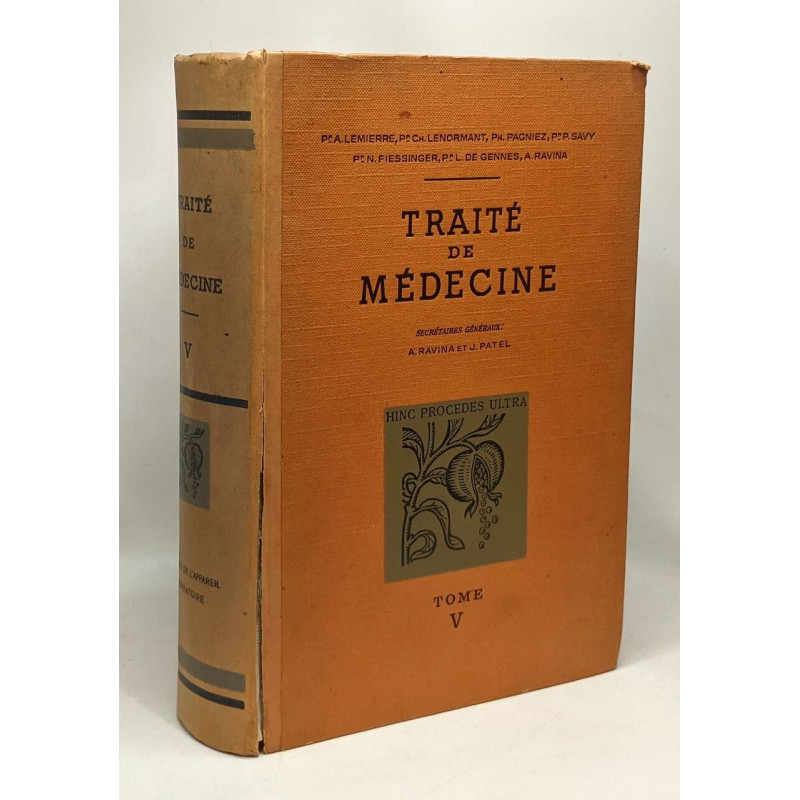 Traité de médecine - TOME V