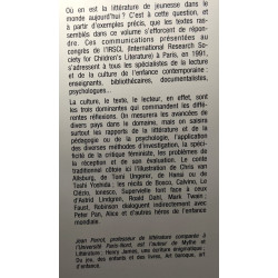 Culture texte et jeune lecteur