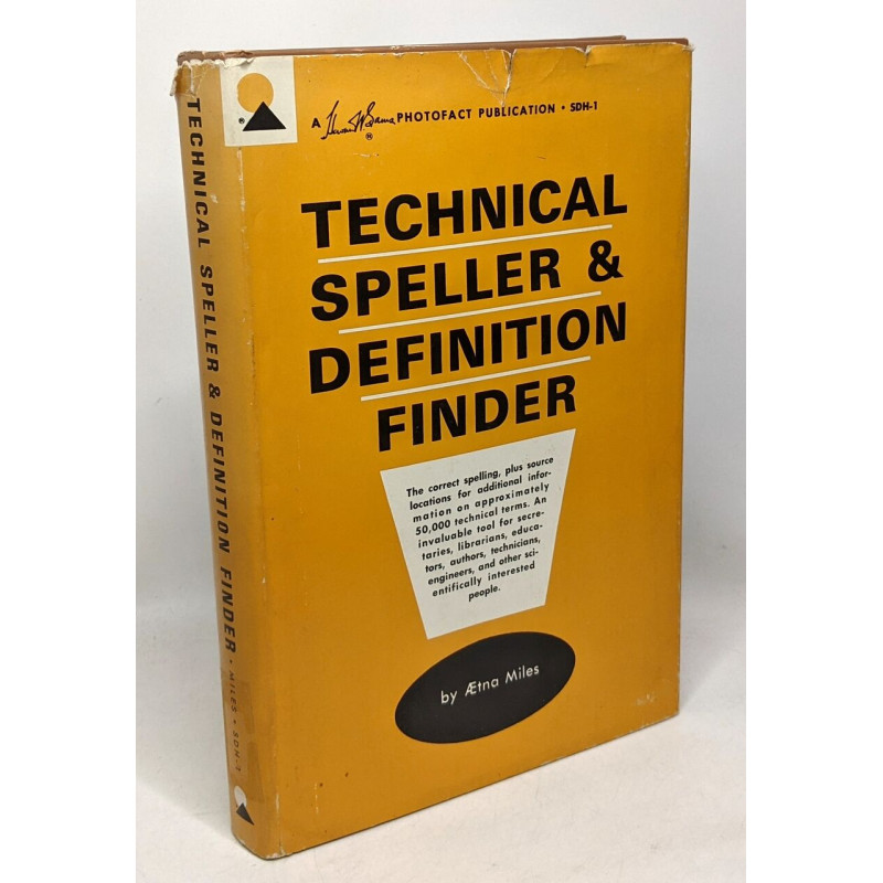 Technical speller et definition finder