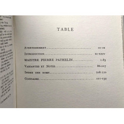 Maistre Pierre pathelin - farce du XVe siècle - deuxième édition...