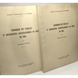Chronique des fouilles et découvertes archéologiques en Grèce en...