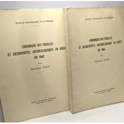 Chronique des fouilles et découvertes archéologiques en Grèce en...