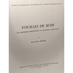 Fouilles de Sétif - les basiliques chrétiennes du quartier...